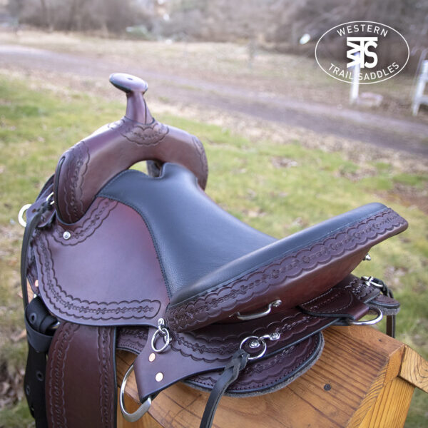 Custom Semi-Quarter Horse Western Trail Saddle